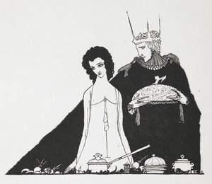 シンデリラ、あるいは小さなガラスの靴」の挿絵。 作： Harry Clarke