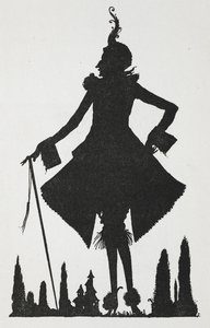 物語「房のあるリケ」の挿絵。 作： Harry Clarke