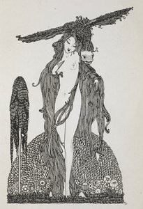 ロバの皮」の挿絵。 作： Harry Clarke
