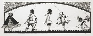 赤ずきんちゃん」の挿絵。 作： Harry Clarke