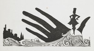 小さな親指」の挿絵。 作： Harry Clarke