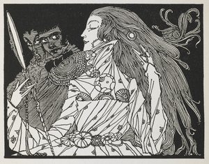 ばかげた願い」という物語のためのイラスト。 作： Harry Clarke