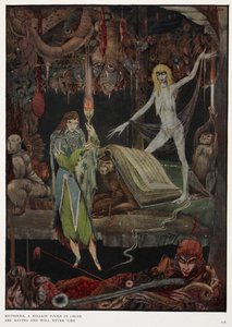 合唱団にいる100万人の愚か者たちは、絶叫し、決して飽きることはないだろう。 作： Harry Clarke
