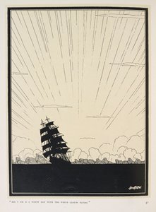 シーフィーバー「私が求めるのは風の強い日
 白い雲が飛んでいる 作： Harry Clarke