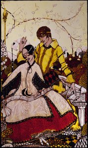 JM Syngeの「Queens」からHarry ClarkeのGlenmacnassイラストレーションでクイーンズに名前を付けて、私たちが通した7日間 作： Harry Clarke
