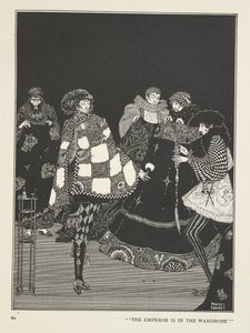 皇帝の新しい服
皇帝はタンスの中 作： Harry Clarke