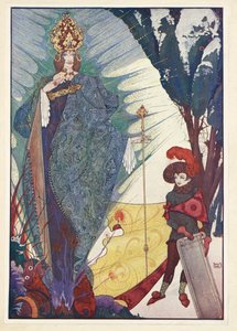 雪の女王ケイと雪の女王 作： Harry Clarke
