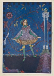 豚飼い。 王子の父の墓には、ハンス・クリスチャン・アンダーソンの「おとぎ話」の挿絵であるバラの茂みが生えていました。