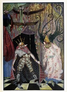 旅のお供に。"首を切ってもらおう」-ハンス・クリスチャン・アンデルセン作「童話」（ハリー・クラーク画）より 作： Harry Clarke