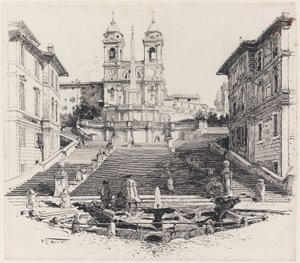 ローマのキーツの家 作： Harry Fenn