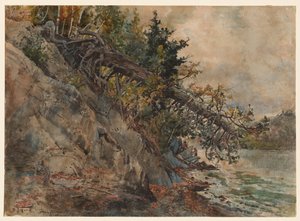 メンフレマゴグ湖c。 1880年代。 作： Harry Fenn