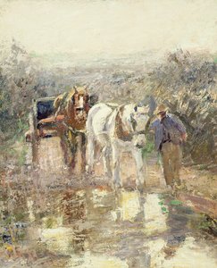 馬とカート 作： Harry Fidler