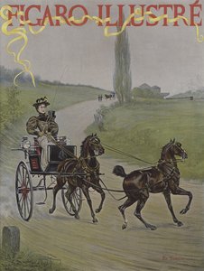 タンデム。ルフィガロイラストの表紙、1895年6月