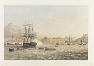 1840年7月5日、イギリスによるチュサン島の占領 作： Harry Francis Darell