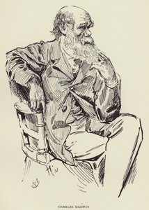 チャールス・ダーウィン 作： Harry Furniss