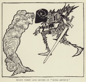 アーサー王のエレンテリーとアーヴィング 作： Harry Furniss