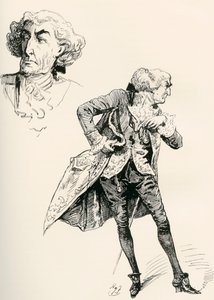 チャールズ・ディケンズの小説「二つの都市の物語」の挿絵 作： Harry Furniss
