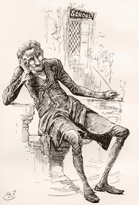 チャールズ・ディケンズの『The Old Curiosity Shop』のイラスト 作： Harry Furniss