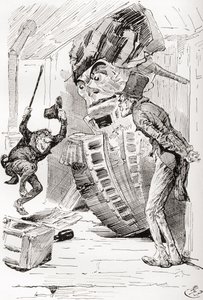 チャールズ・ディケンズの『The Old Curiosity Shop』のイラスト 作： Harry Furniss