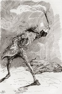 チャールズ・ディケンズの小説バーナビー・ラッジの挿絵 作： Harry Furniss