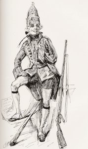 チャールズ・ディケンズの小説バーナビー・ラッジの挿絵 作： Harry Furniss