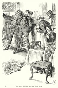 チャールズ・ディケンズの「Great Expectations」のイラスト（リトグラフ）。 作： Harry Furniss
