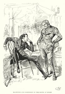 チャールズ・ディケンズの「Great Expectations」のイラスト（リトグラフ）。 作： Harry Furniss