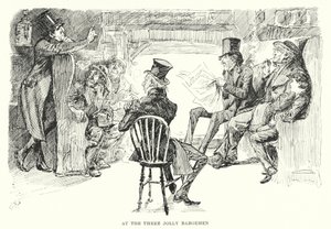 チャールズ・ディケンズの「Great Expectations」のイラスト（リトグラフ）。 作： Harry Furniss