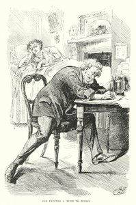 チャールズ・ディケンズの「Great Expectations」のイラスト（リトグラフ）。 作： Harry Furniss