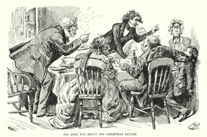 チャールズ・ディケンズの「Great Expectations」のイラスト（リトグラフ）。 作： Harry Furniss