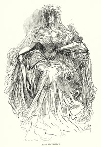 チャールズ・ディケンズの「Great Expectations」のイラスト（リトグラフ）。 作： Harry Furniss