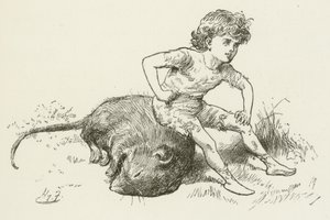 ルイス・キャロルによるシルビーとブルーノのイラスト 作： Harry Furniss