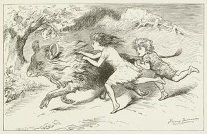 ルイス・キャロルによるシルビーとブルーノのイラスト 作： Harry Furniss