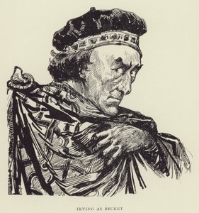 ベケットとしてのアーヴィング 作： Harry Furniss