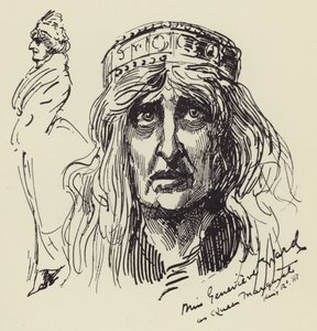 女王マーガレットとしてミスジュヌヴィエーヴワード 作： Harry Furniss
