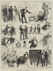 セントジェームズホールのソートリーダー、Wアーヴィングビショップ氏 作： Harry Furniss