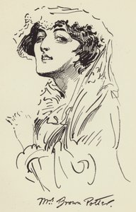 ブラウン・ポッター夫人 作： Harry Furniss