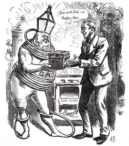 ガソリン代が安い。 作： Harry Furniss