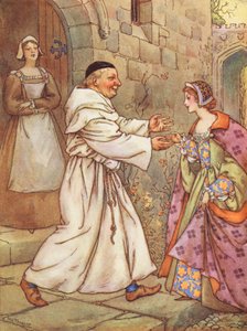 ネル・クック、ダーク・エントリーの伝説（カラーリトグラフ） 作： Harry George Theaker