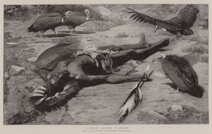 死んだアンゴニの戦士 作： Harry Hamilton Johnston