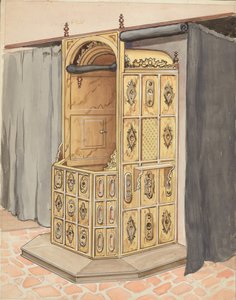 告白の椅子の側面 作： Harry Mann Waddell