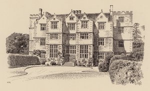 Chastleton House、オックスフォードシャー（カラーリソ） 作： Harry Percy Clifford
