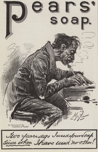 梨石鹸の広告 作： Harry after Furniss