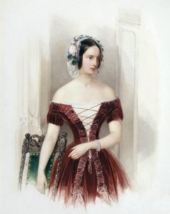ロシアの大公アレクサンドラ・ニコラエヴナ、1825-1844、c1840。