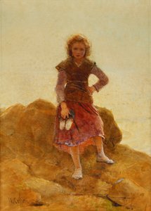 ムール貝の収集家、 作： Hector Caffieri