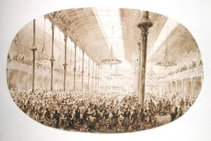 宴会、1865年頃 作： Hector Horeau