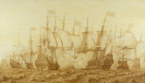 ガバードの戦い、1653年6月2日、1653年頃（パネルにグリザイユ）