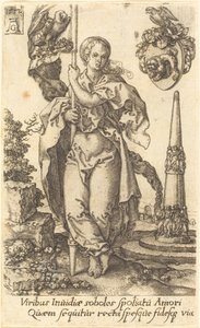 チャリティー、1552年。 作： Heinrich Aldegrever