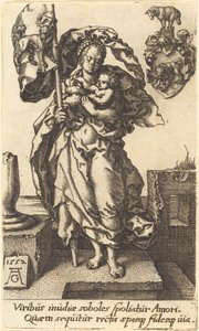 思いやり、1552年。 作： Heinrich Aldegrever