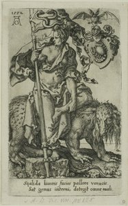 悪徳からの羨望 作： Heinrich Aldegrever